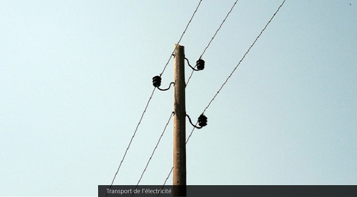 Transport de l’électricité produite © Fotolia